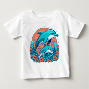Cute dolphin Baby T-Shirt
