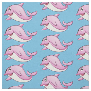 Cute Dolphin custom fabric