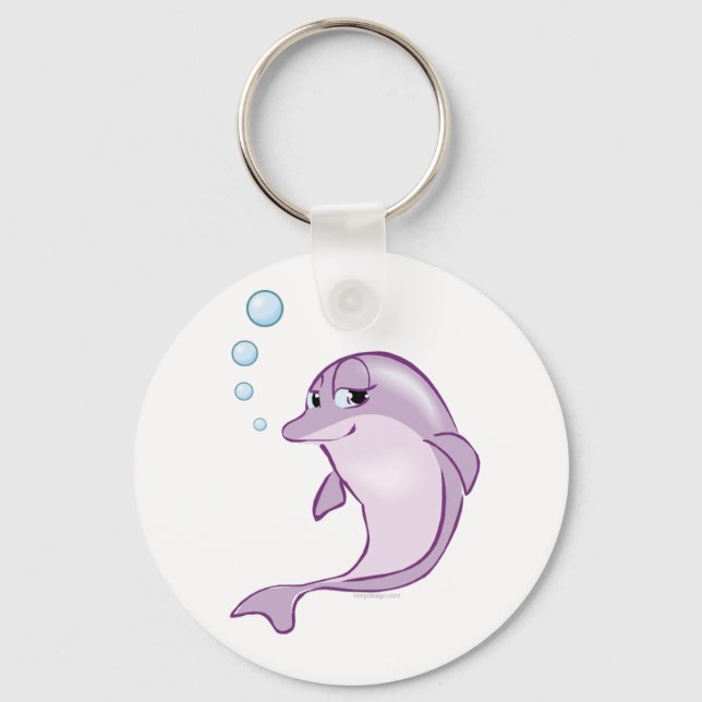 Cute Dolphin Keychain (Front)