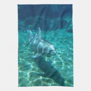 Cute Dolphin Kitchen Towel
