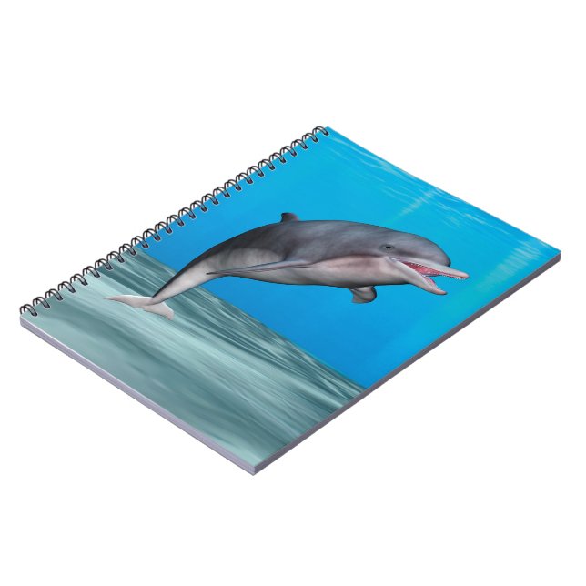 Cute Dolphin Notebook (Left Side)