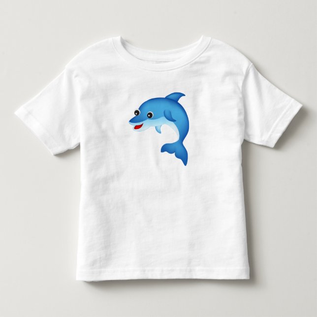 Cute dolphin toddler t-shirt (Front)