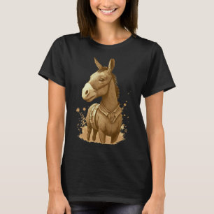 Cute Donkey Lover Animal on Donkey T-Shirt