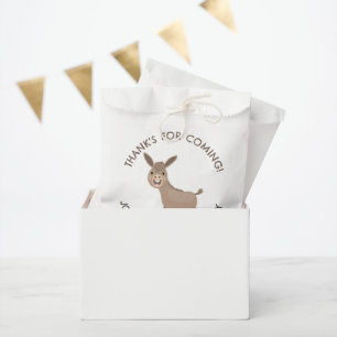 Cute donkey personalized cartoon birthday favour bag
