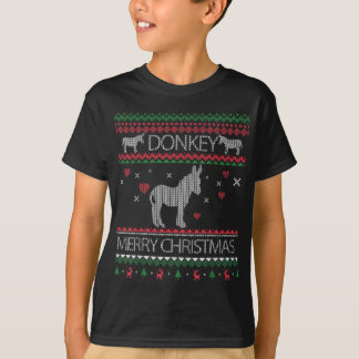 Cute Donkey Ugly Sweater Christmas Holiday Winter