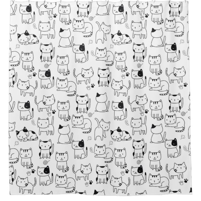 Cute Doodle Cats Pattern (Front)