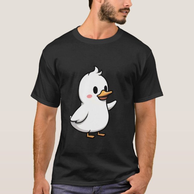 Cute Doodle Duck T-Shirt (Front)