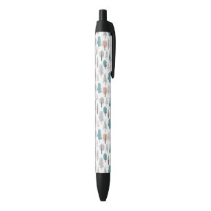 Cute Doodle Forest Pattern Black Ink Pen
