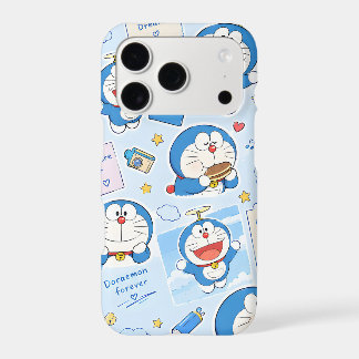 Cute Doraemon Anime Scrapbook Collage Blue Aesthet