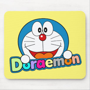 Cute Doraemon Fanart Mouse Pad