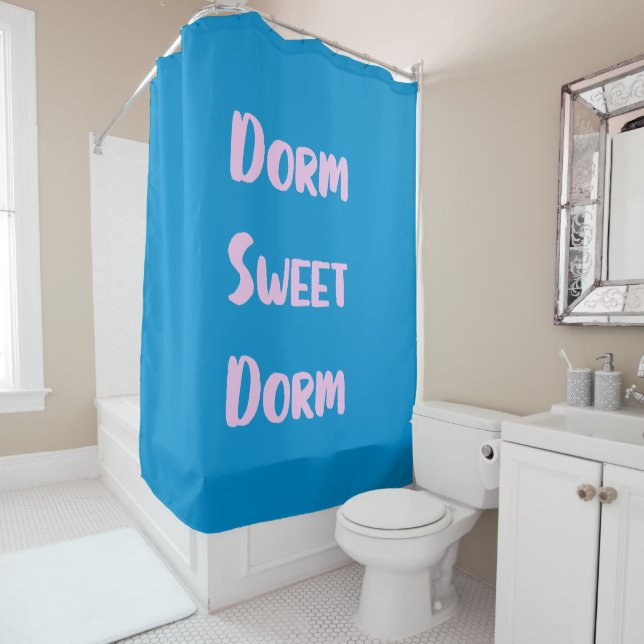Cute Dorm Sweet Dorm in Blue and Pink (In Situ)