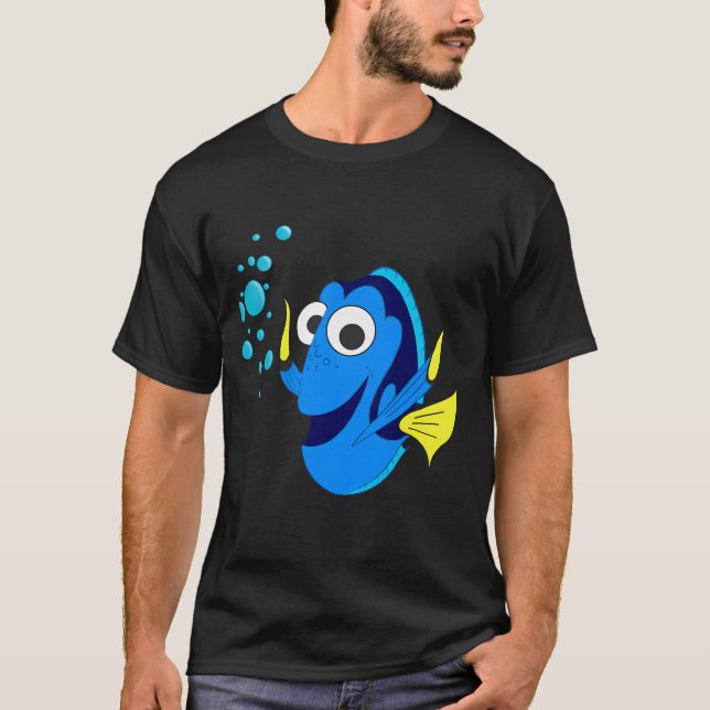 Cute Dory with bubbles T-Shirt (Front)