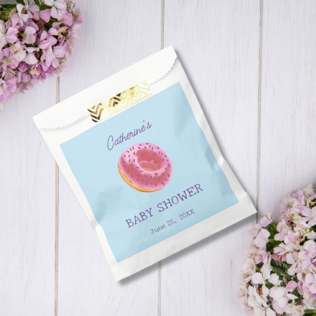 Cute Doughnut Baby Shower Favour Bag (Creator Uploaded)