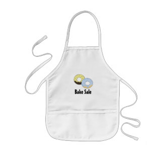 Cute Doughnut Bake Sale Design Kids Apron