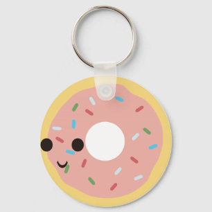 Cute Doughnut Keychain
