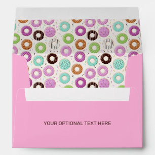Cute Doughnut Pattern Envelope