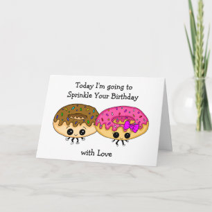 Cute Doughnut Pun Birthday Card