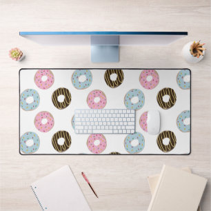 Cute Doughnuts Sweet Tooth Dessert Gift doughnuts Desk Mat