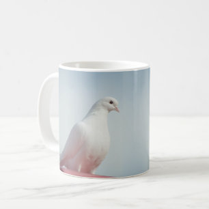 Cute Dove White Pigeon Love & Peace Symbol Bird  Coffee Mug
