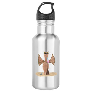 Cute Dragon at the Beach 532 Ml Water Bottle