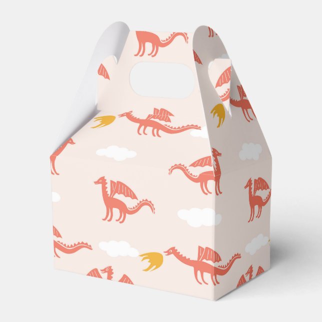 Cute Dragon Favor Box (Front Side)