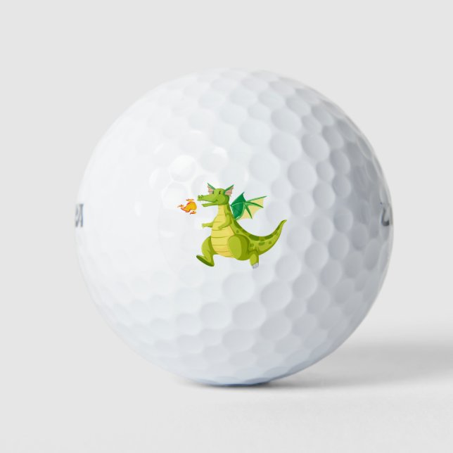 Cute dragon golf balls (Front)
