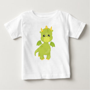 Cute Dragon, Little Dragon, Green Dragon, Magic Baby T-Shirt
