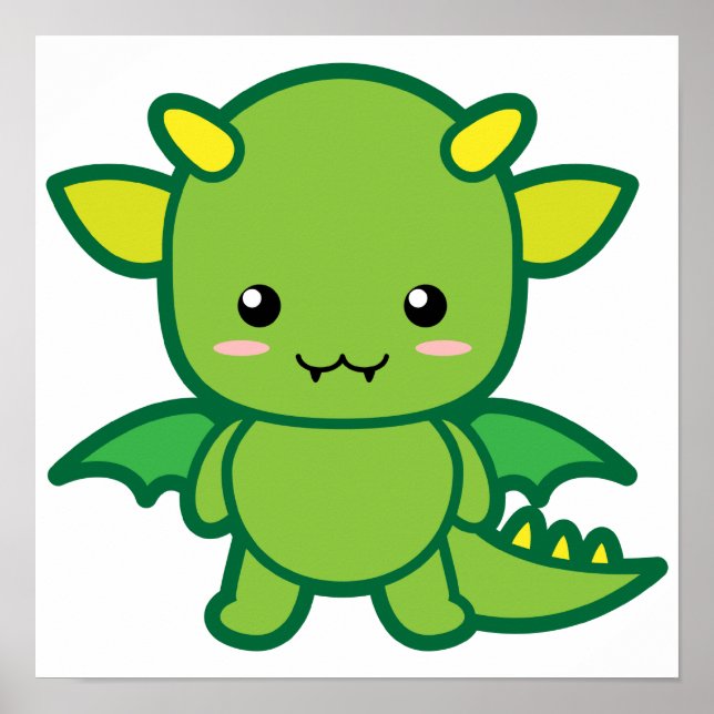 Cute Dragon Poster (Front)