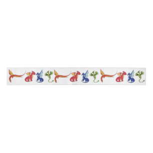 Cute Dragon Ribbon Grosgrain Ribbon