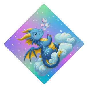 Cute Dragon/Whimsical Graduation Cap Topper