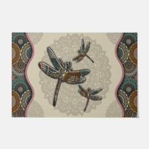 Cute Dragonflies Custom Welcome doormat