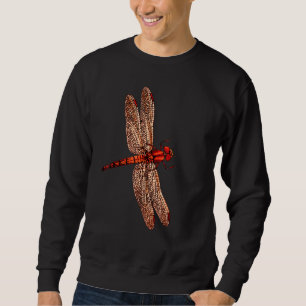 Cute Dragonfly Wings Antique Dragonfly Illustratio Sweatshirt