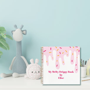 Cute Dripping Melting Kid's Notebook