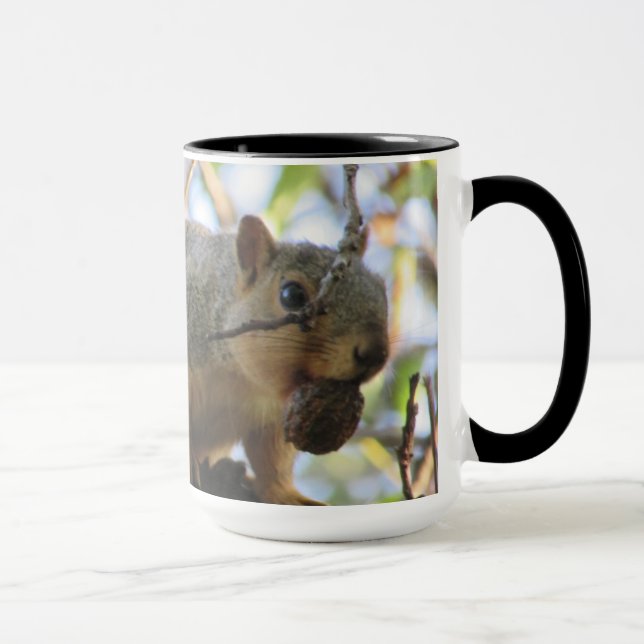 Cute drôle Écureuil café Mug (Droite)