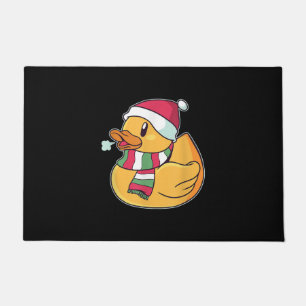 Cute Dub Duck Christmas Doormat