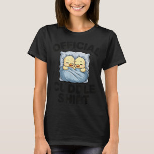 Cute Duck Couple Snuggle Cuddle T-Shirt