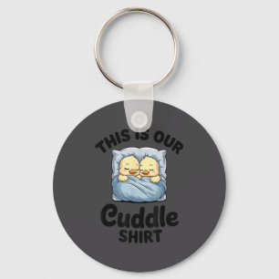 Cute Duck Couple This Is Our Cuddle  Keychain