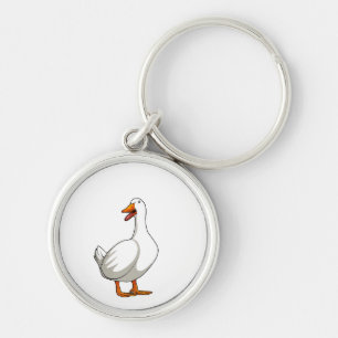 Cute Duck Design Men Waterfowl Bird Pet Duck Lover Keychain