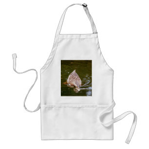 Cute Duck Feeding Standard Apron