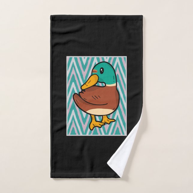 Cute Duck Hand Towel (Hand Towel)