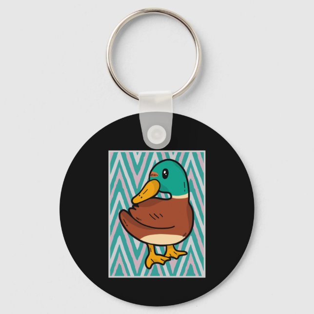 Cute Duck  Keychain (Front)