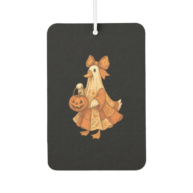 Cute Duck Patchwork Halloween Party Air Freshener (Front)