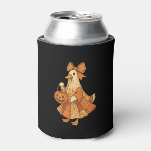 Cute Duck Patchwork Halloween Party Can Cooler