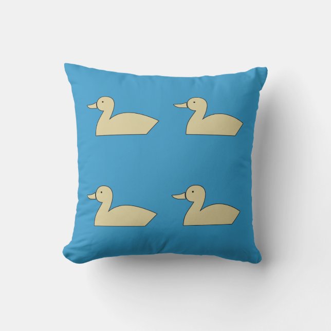 Cute Duck Pillow for Nursery (Front)