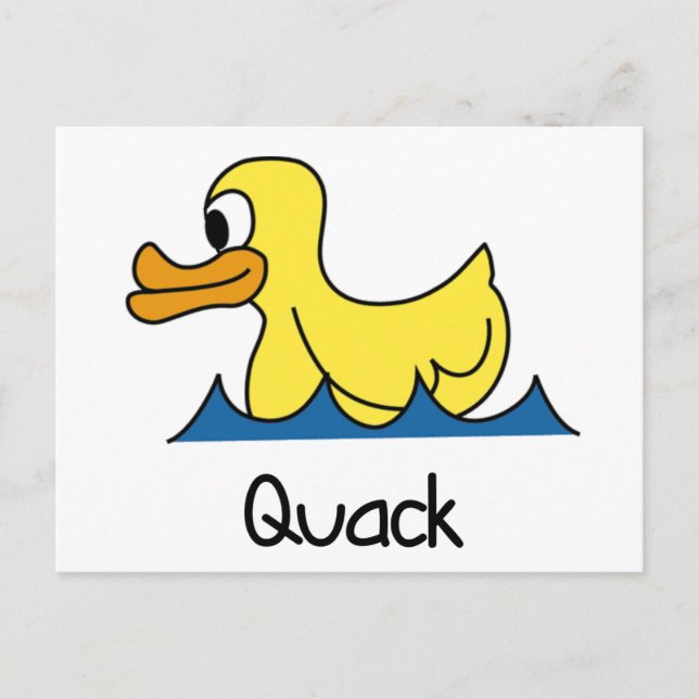 Cute Duck Postcard (Front)