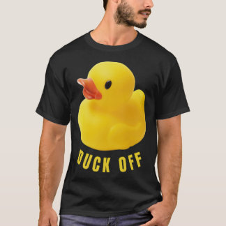 Cute Duck Rubber Duckling T dog lover animal art T-Shirt
