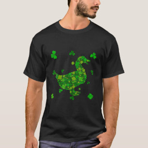 Cute Duck Shamrock Irish Animals St Patricks Day T-Shirt