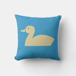 Cute Duck Throw Pillow