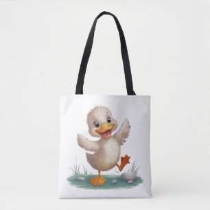 Cute Duck Tote Bag
