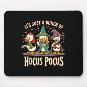 Cute Duck Trio Witchy Hocus Pocus Halloween Magic Mouse Pad